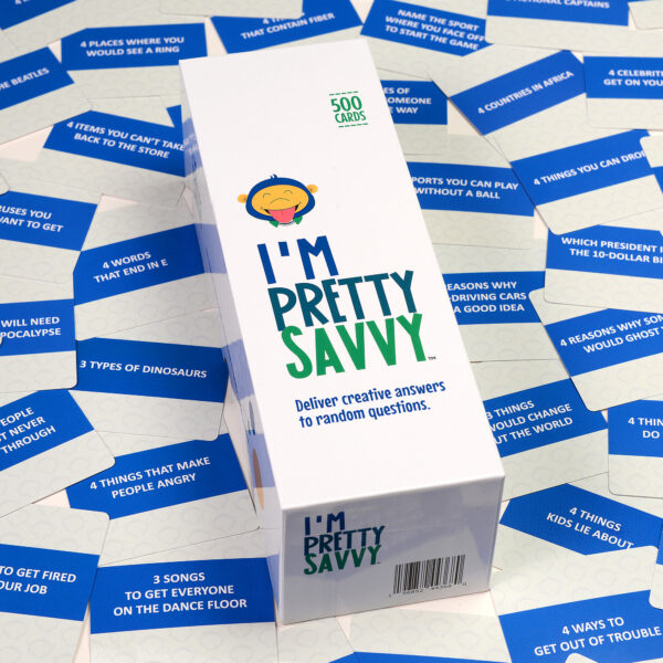 I'mPretty Savvy Box On Cards
